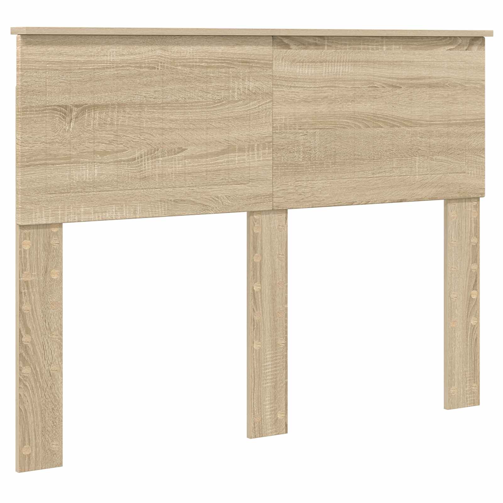 Cadre de lit chêne 120 x 200 cm en panneau de bois - 7