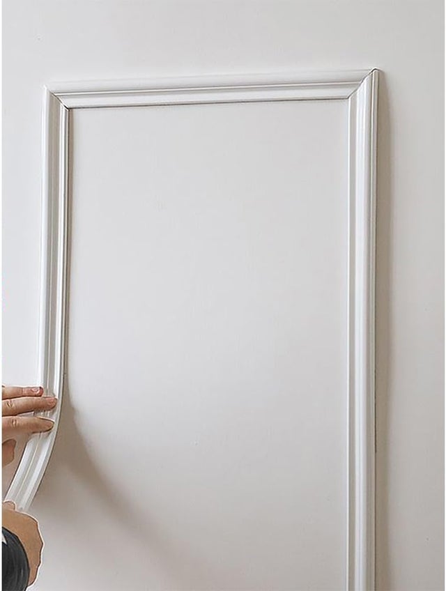 Fita decorativa de parede 3D autoadesiva e flexível, ideal para decoração de interiores do tipo 