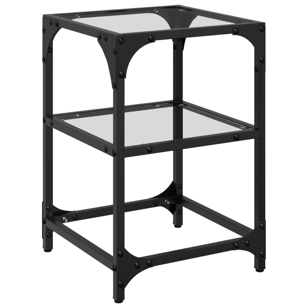 Table D'appoint Circulaire Bleue En Acrylique, Transparente, Carnevale