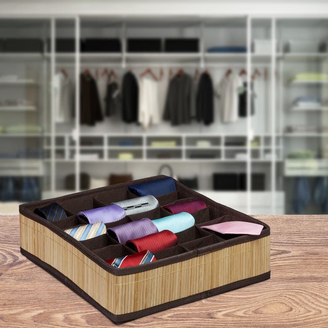 Organizer Per Cassetti | Set Di 3 | In Tessuto Pieghevole | Per Biancheria Intima, Calzini, Reggiseni | Grigio - Foto 7