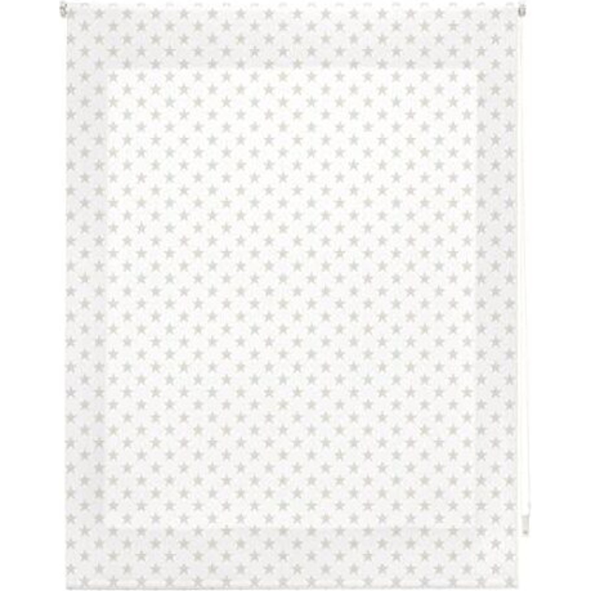 Estor enrollable infantil - estor infantil tamaño 120x180 - estor enrollable color blanco con estrellas beig | blindecor