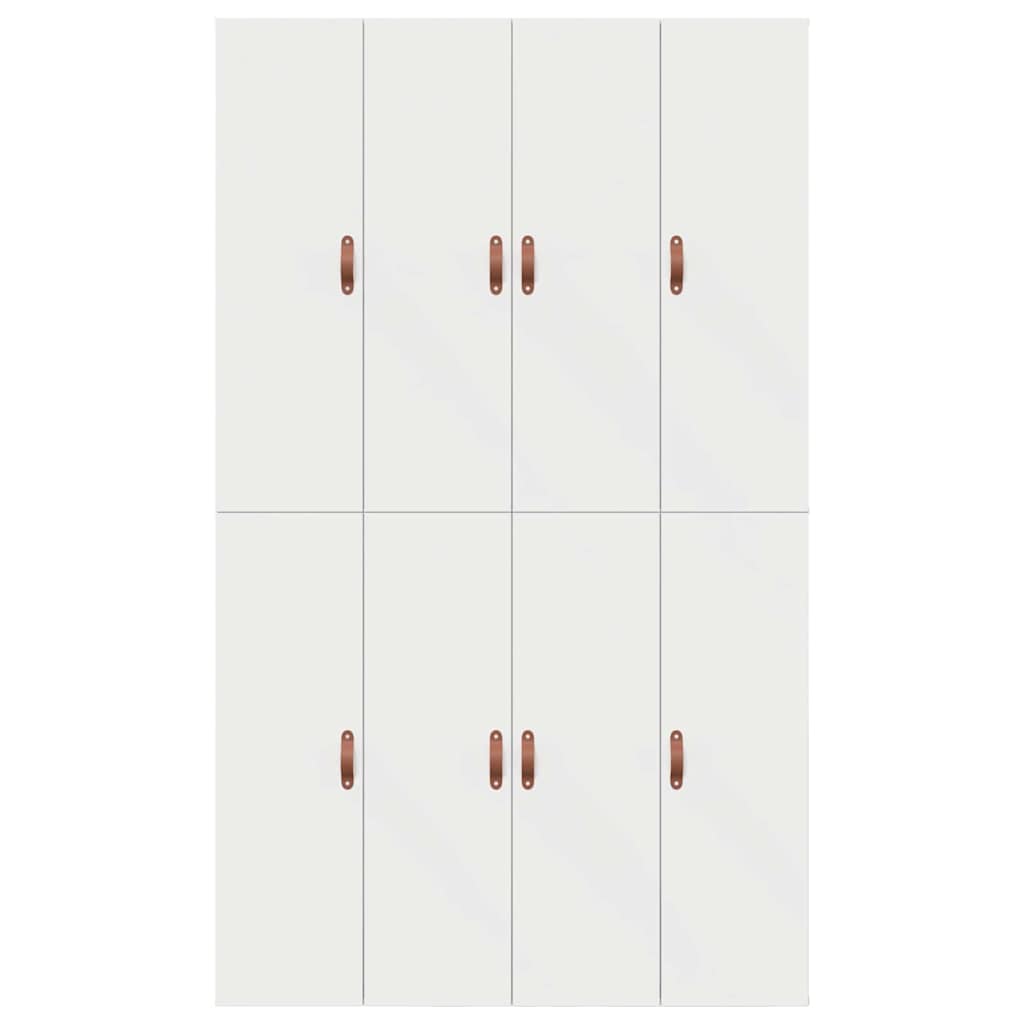 Cadre de lit avec rangement blanc 120 x 200 cm - 8
