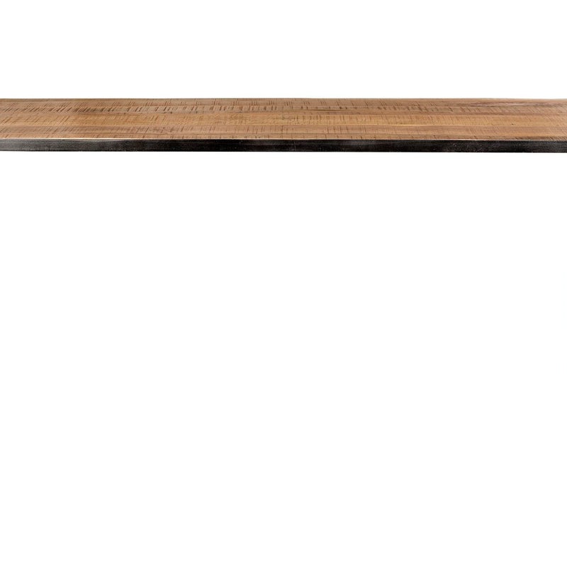Stoły jadalne z drewna mango 180 cm w stylu industrialnym - 78x180x90 GYC