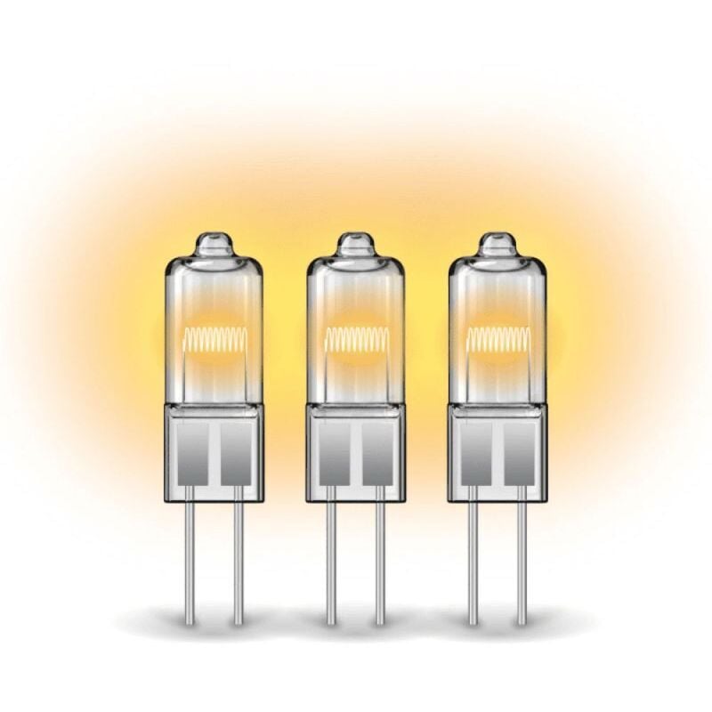 Ampoule LED G4 Lot de 3 ampoules halogènes culot G4, 375 Lumens, 2900 Kelvins, Blanc chaud, Dimmable - PACK3HG420W - 8