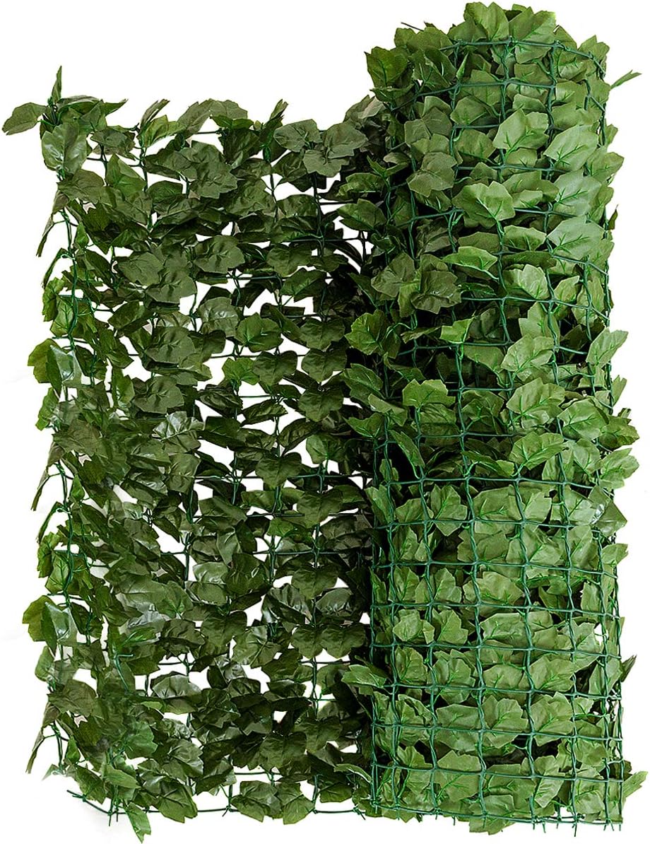 Haie Artificielle, Brise-Vue 300 x 150 CM avec Feuilles de Lierre en Polyester Protection UV, pour Balcon,Terrasse,Jardin - 3