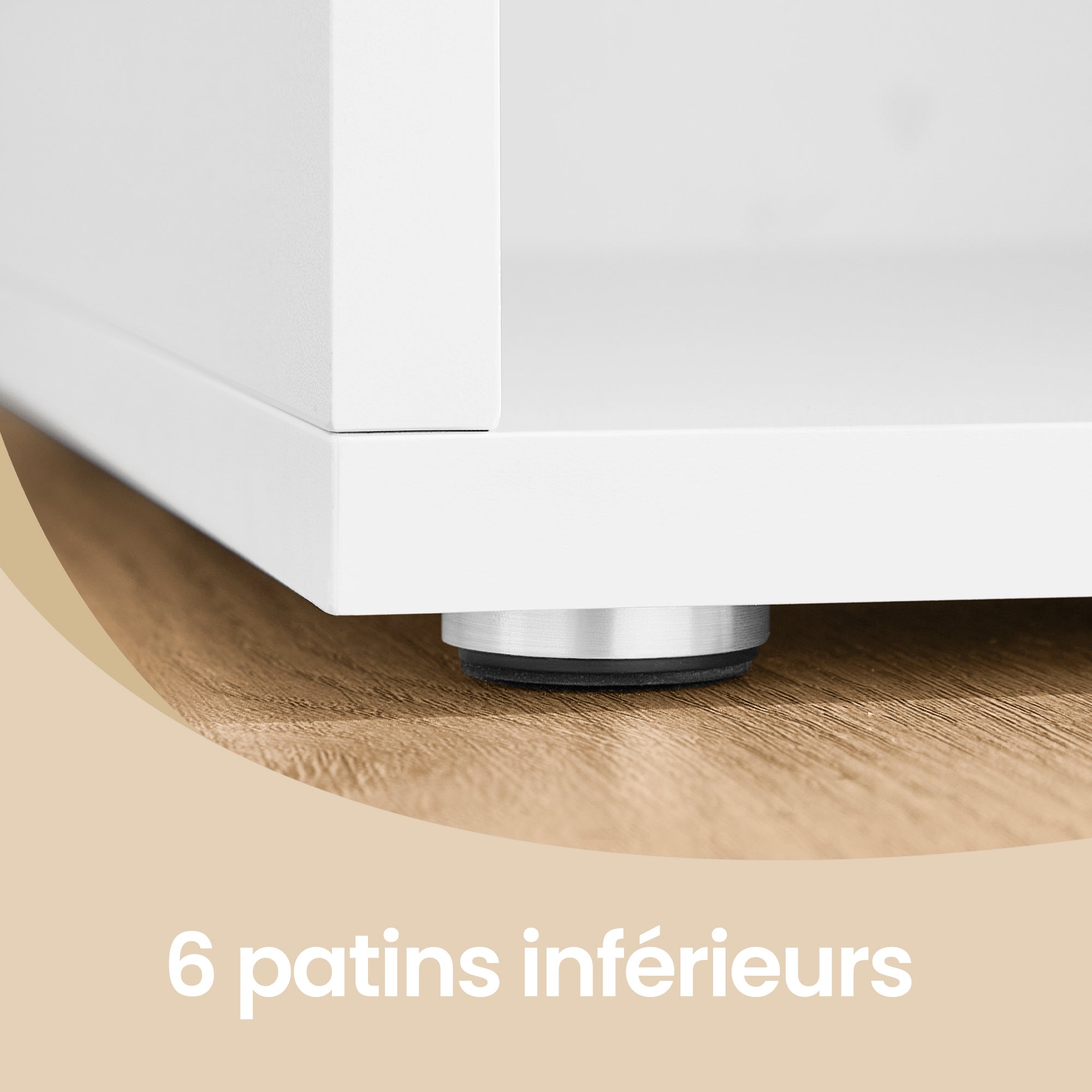 Banc à Chaussures, Banc de Rangement avec Siège Rembourré, 15 Compartiments, Étagères Réglables, pour Salon, Couloir, Blanc - 6