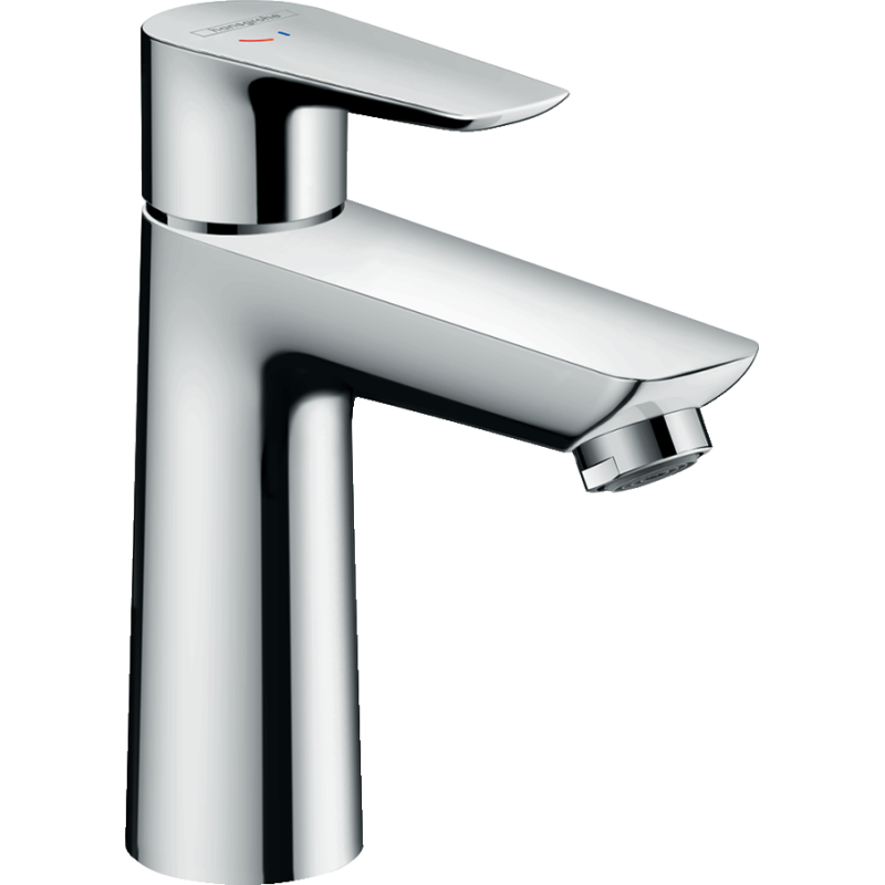 HANSGROHE 71713000 Talis E Jednouchwytowa bateria umywalkowa 110 CoolStart z kompletem odpływowym z cięgłem Chrom