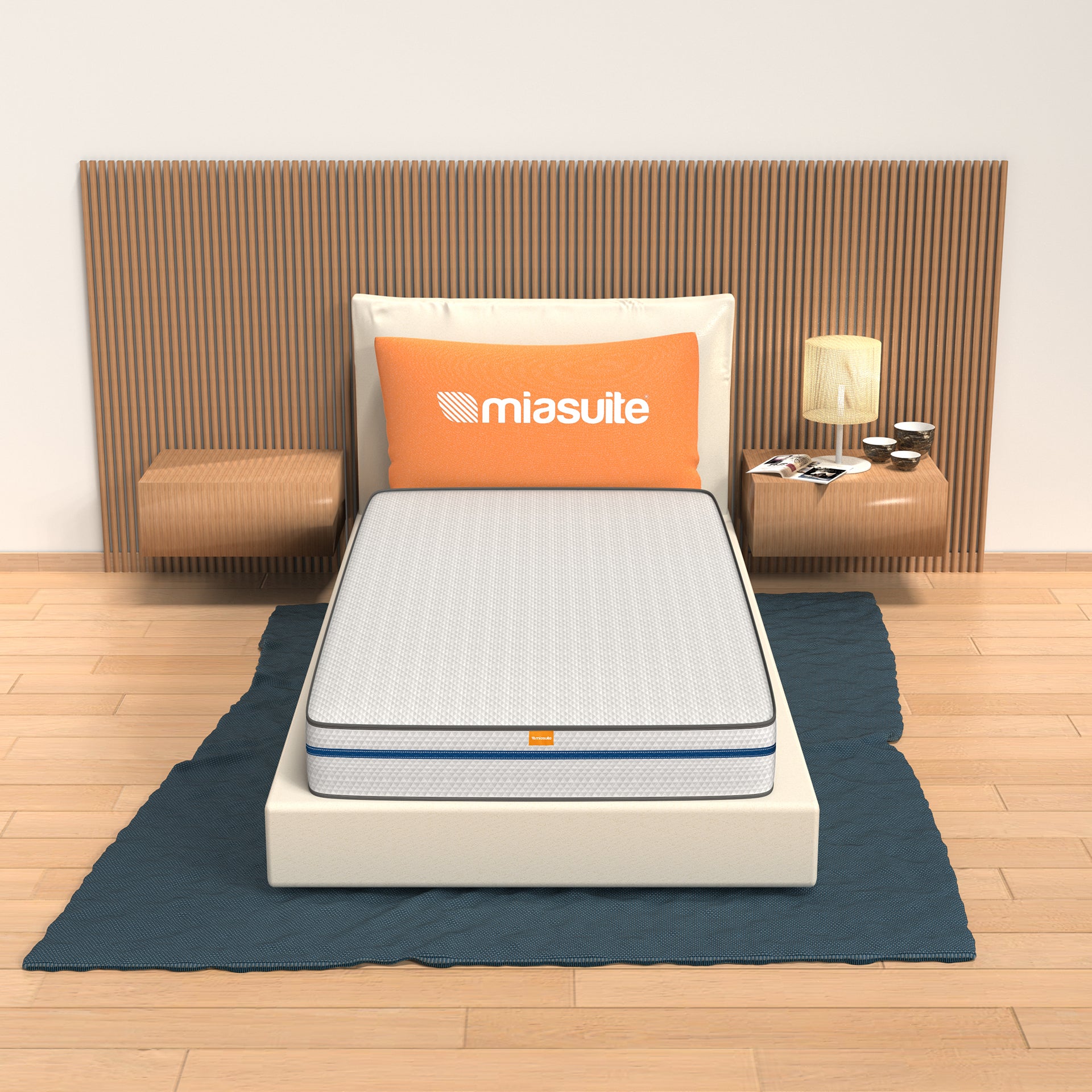 Materasso Sfoderabile 90x200 cm Singolo - Alto 18 cm, Waterfoam