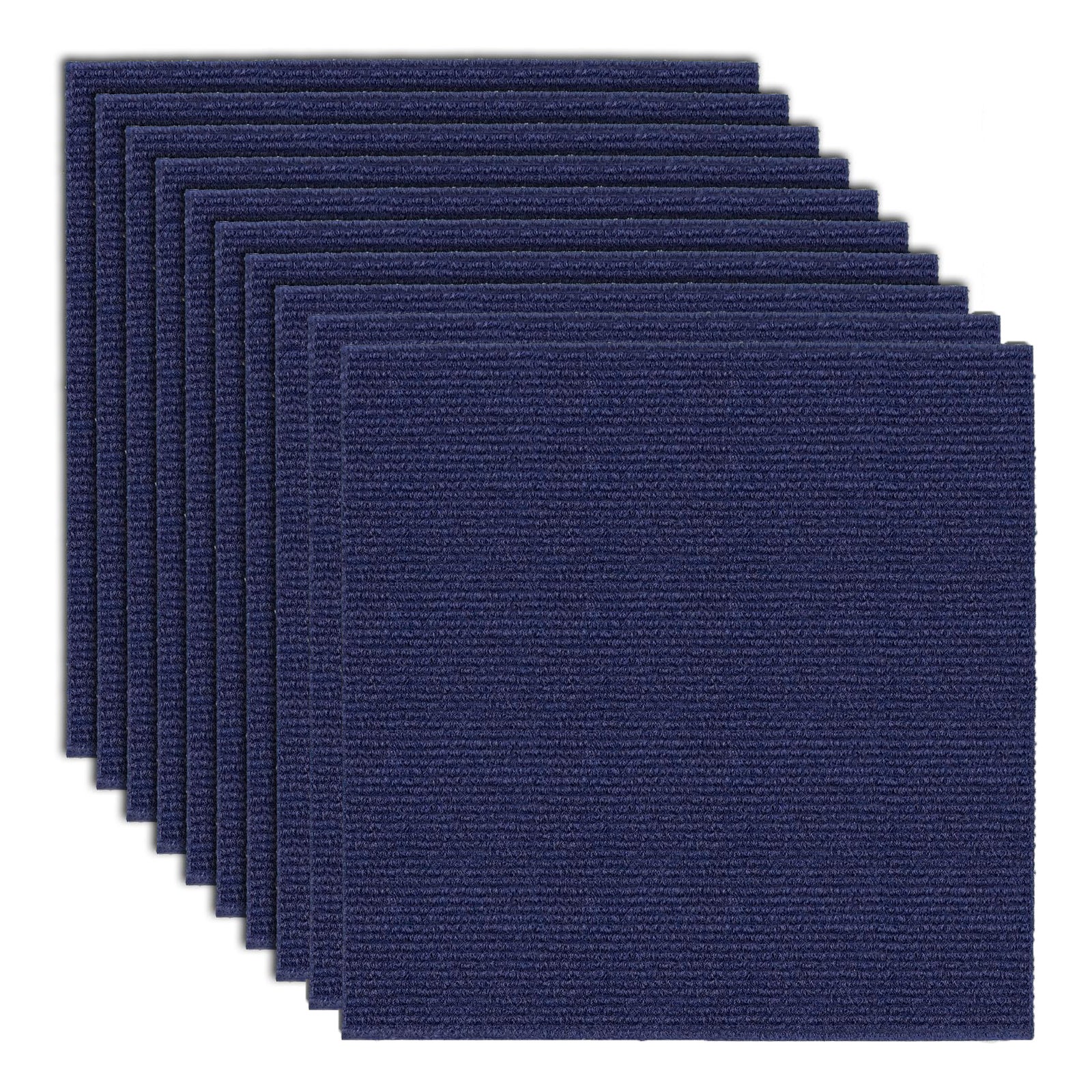 10 uds. tapete autoadhesivo azul oscuro, tapete cuadrado para gatear sin pegamento, 30cm x 30cm
