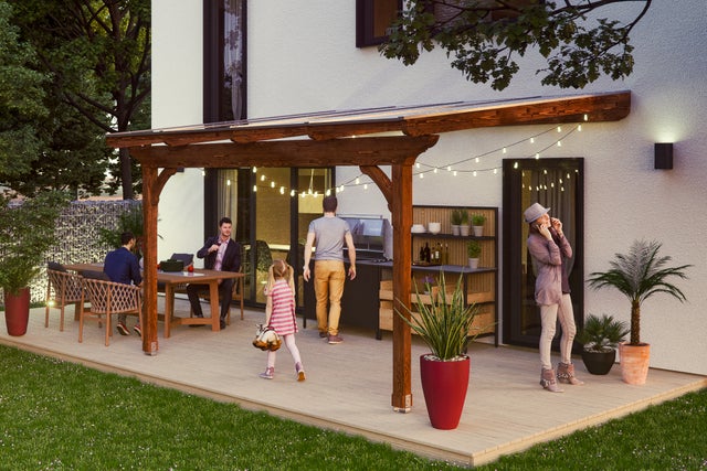 Acheter pergola bois au meilleur prix | Leroy Merlin