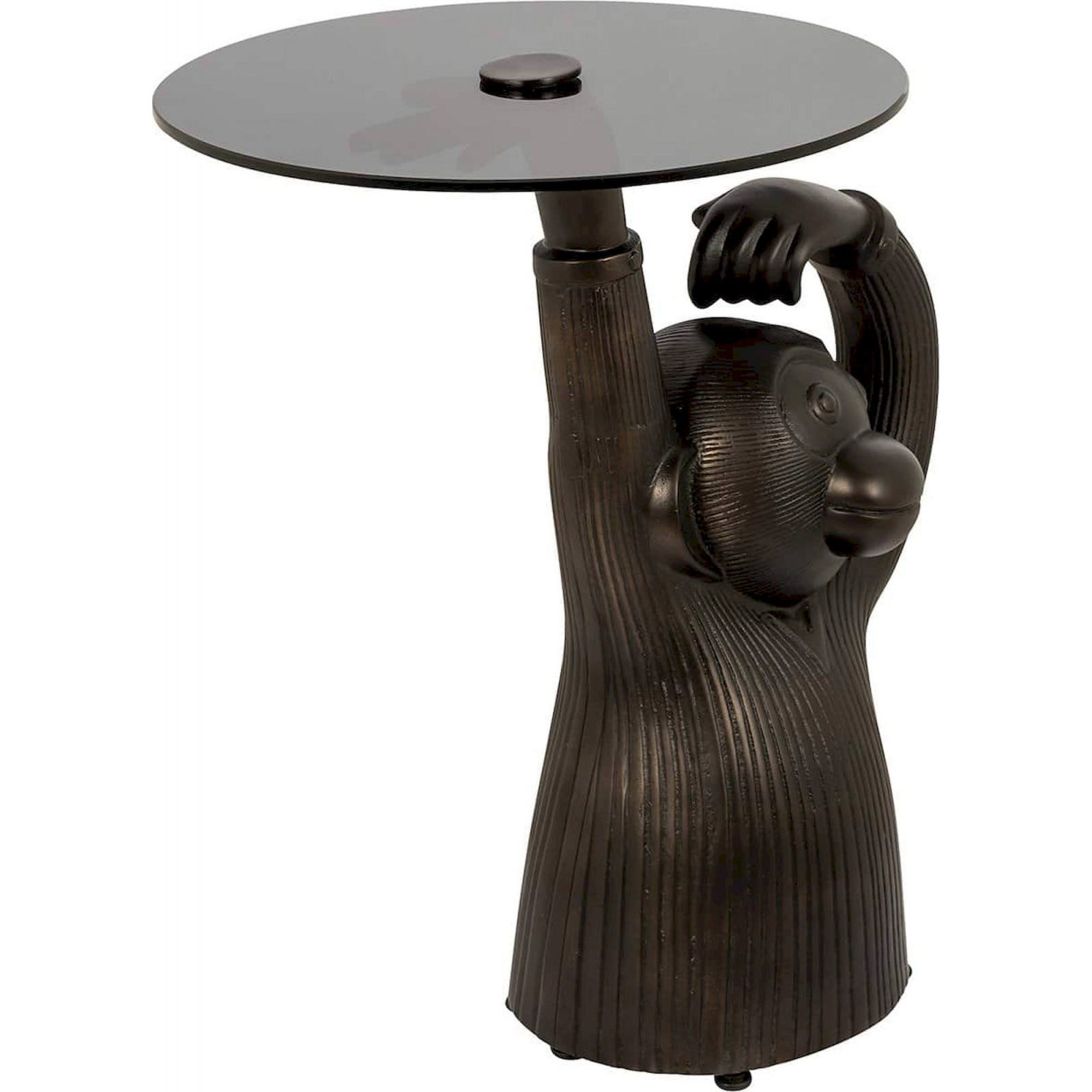 Table Singe Table Murale Singe Bronze Luxe 60 x 45 x 65 cm Bronze élégant avec ...