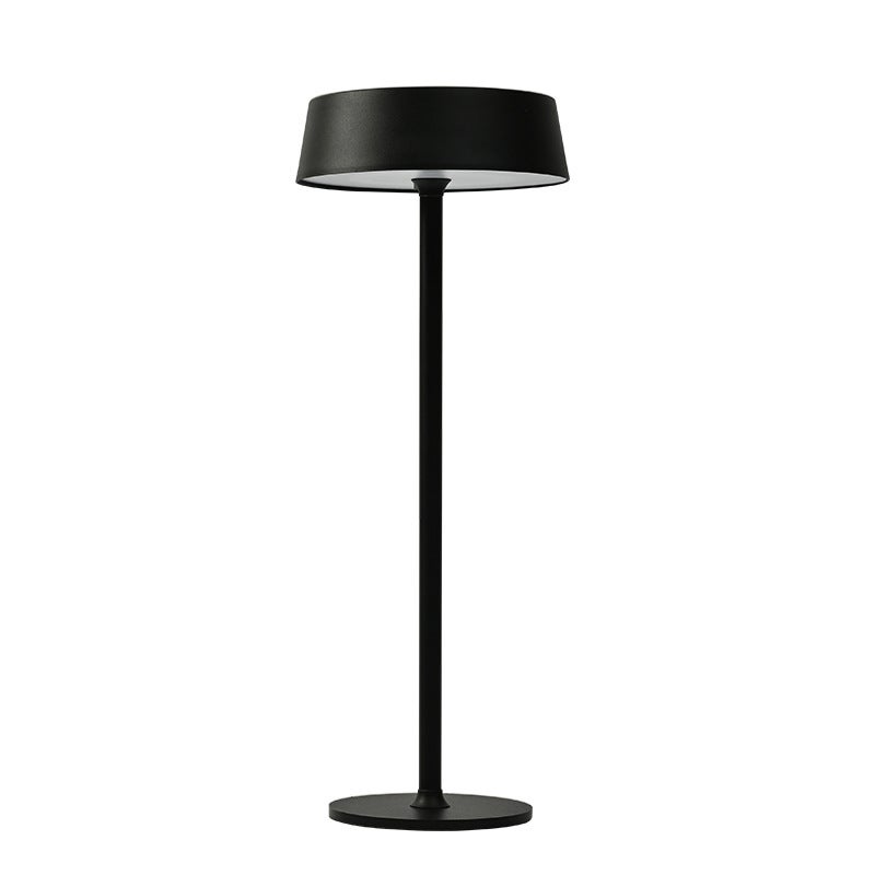 Ściemniana lampka biurkowa LED, lampka do użytku wewnętrznego/zewnętrznego, odpowiednia do czytania i do sypialni, czarna, 10*12*35cm