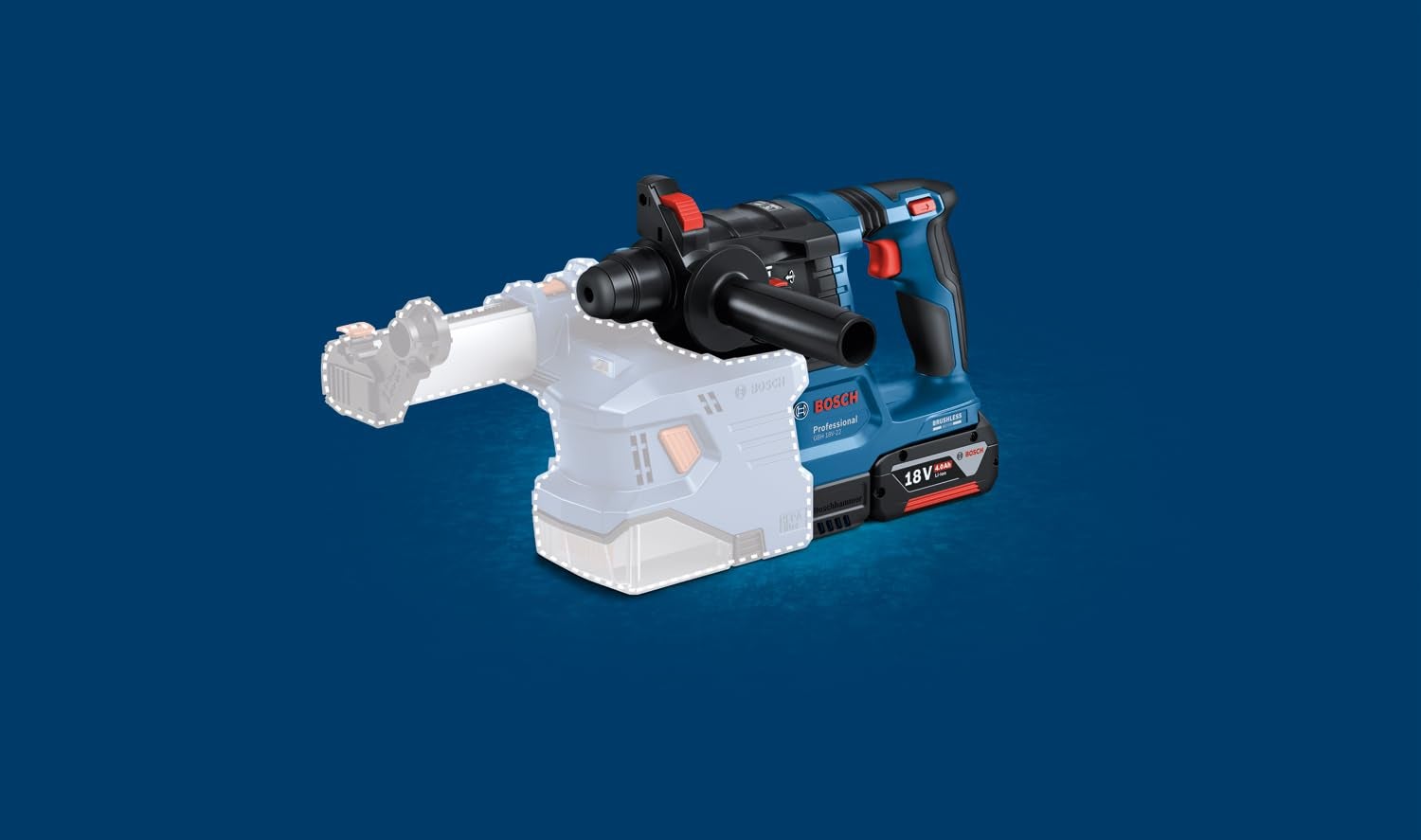 BOSCH PROFESSIONAL GBH 18V-22 SDS-PLUS akumulatorowa wiertarko-wkrętarka udarowa 0611924001 z L-BOXX (tylko produkt) - 9