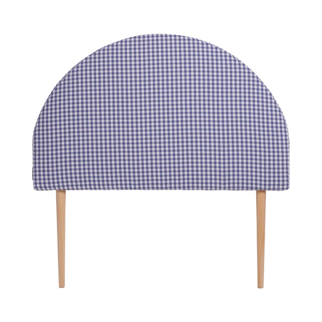 Tête de lit rembourrée pour enfant bleu Vicky MOON