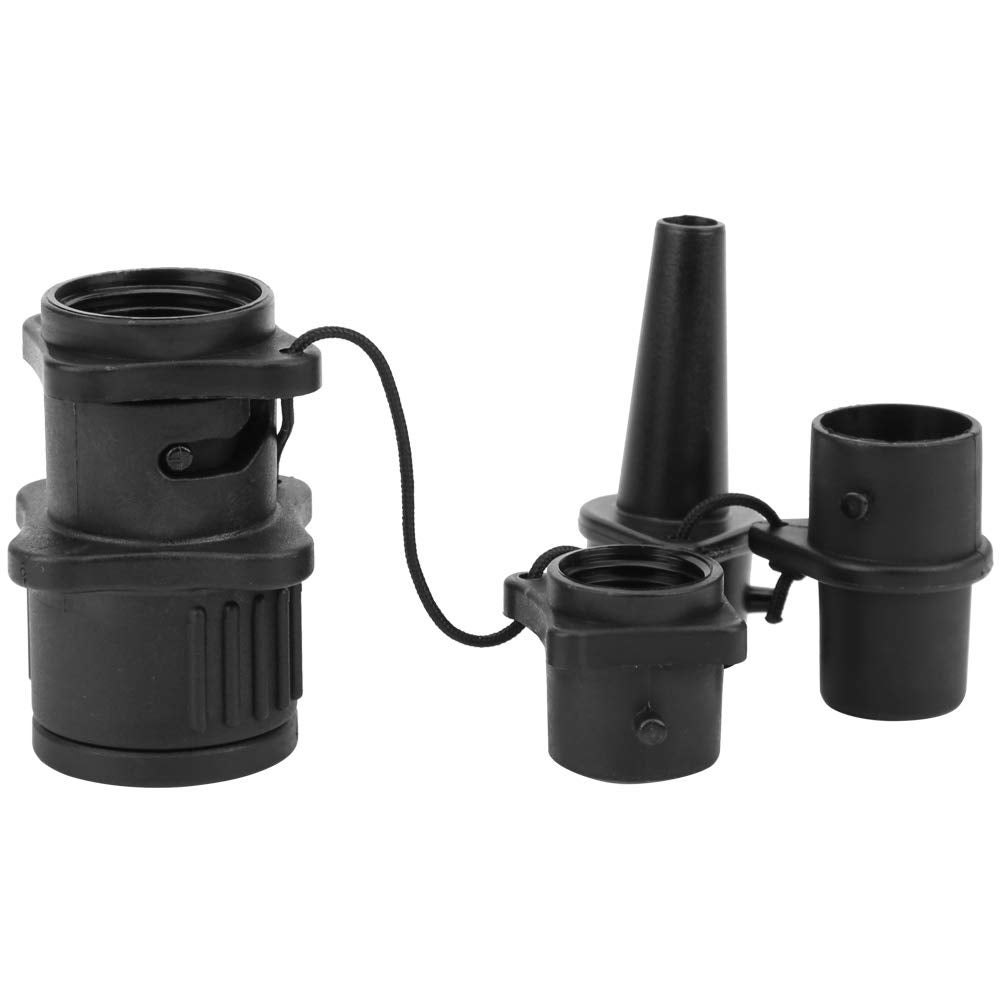 Adaptateur De Tuyau Pour Pompe à Air - Pour Bateau Gonflable Et Matelas - PVC Noir - Taille ~20x46mm