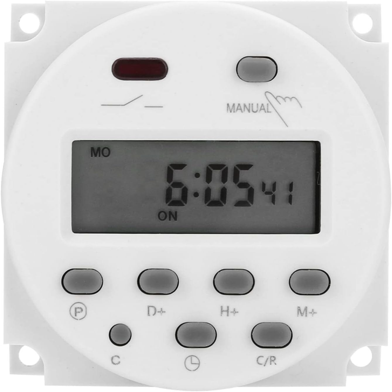 CN101A DC 12 V 16A Mini LCD Cyfrowy LCD Tygodniowy Programowalny Wyłącznik Czasowy Przekaźnik Cyfrowy Mikro