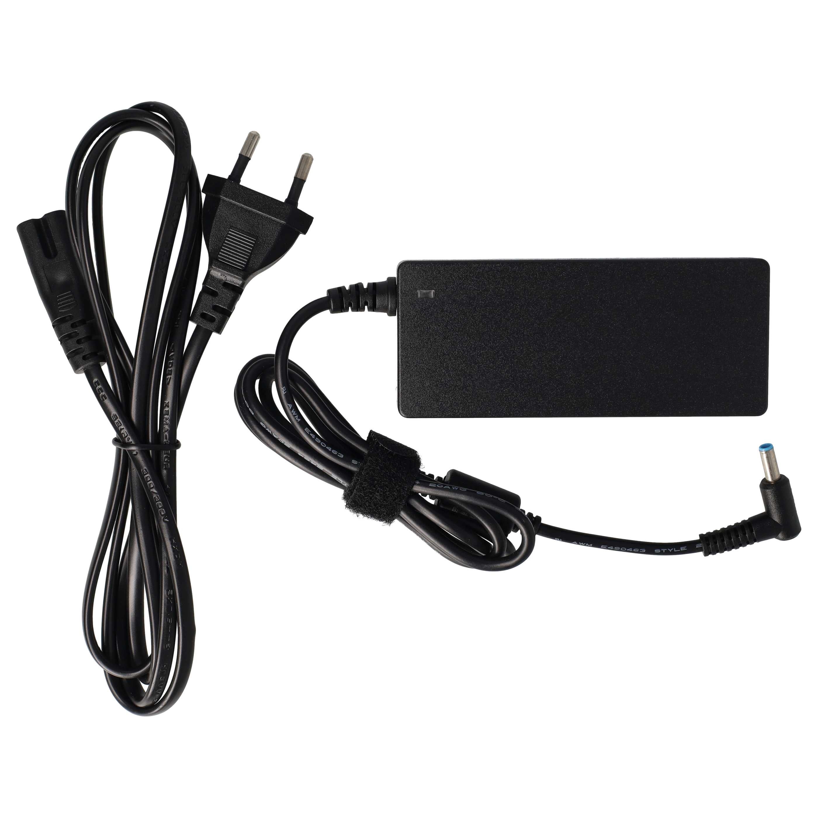 Vhbw Alimentatore 65W Per HP Pavilion – 19.5V 3.33A, Spina 4.8/1.7mm, Cavo 1.2m