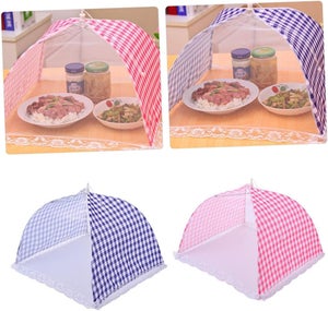 Cloche Alimentaire Pliable PARENCE – Anti-mouches, Maille Polyester, élastique, Pour Maison/camping/voyage, Blanc
