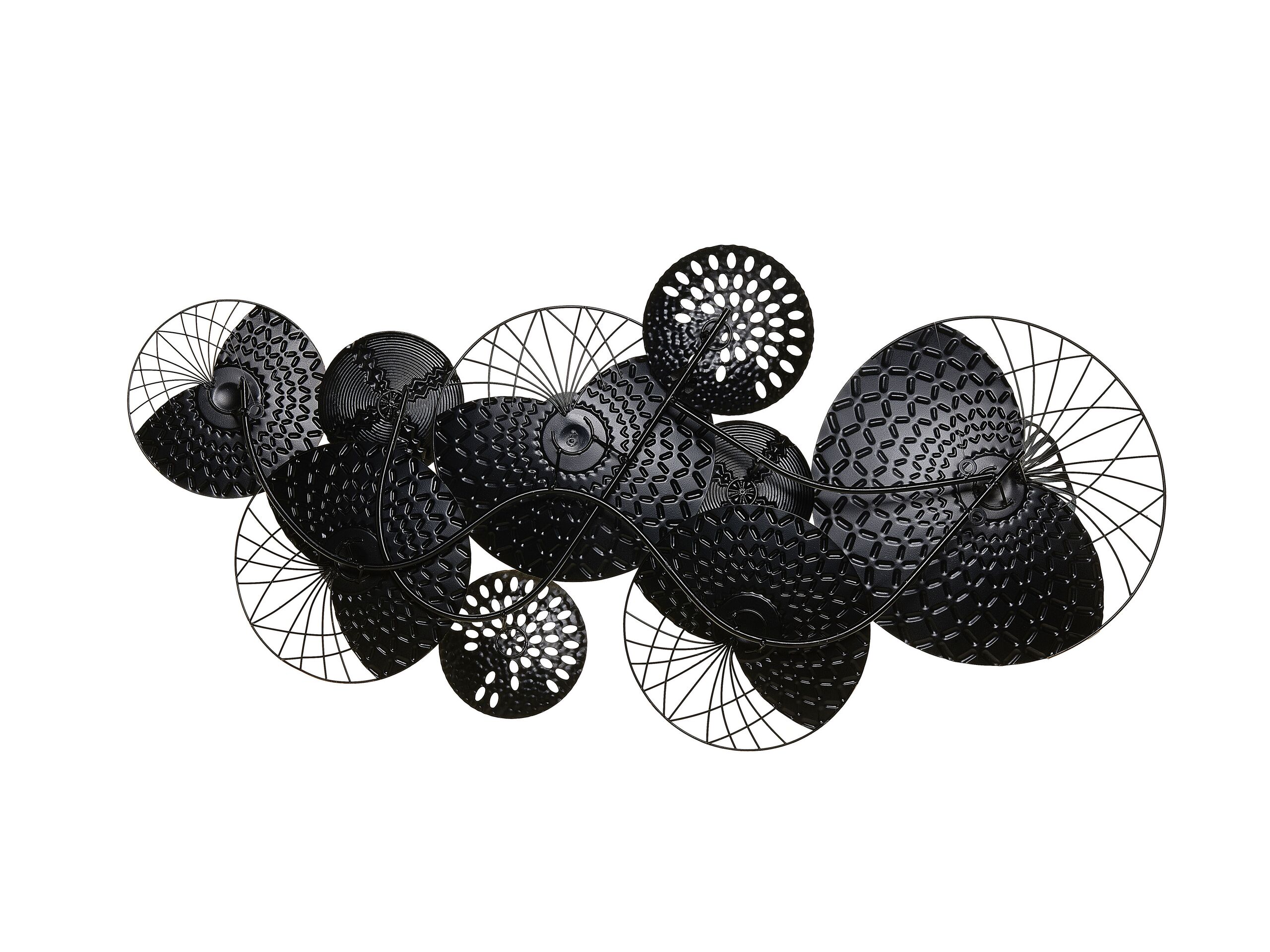 Décoration murale CESIUM Métal 58 cm Argenté - 5