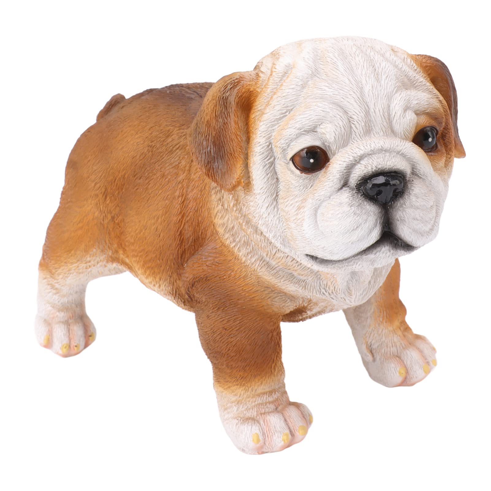 Statuette Bouledogue Français Design Moderne Blanc - Statuette Déco