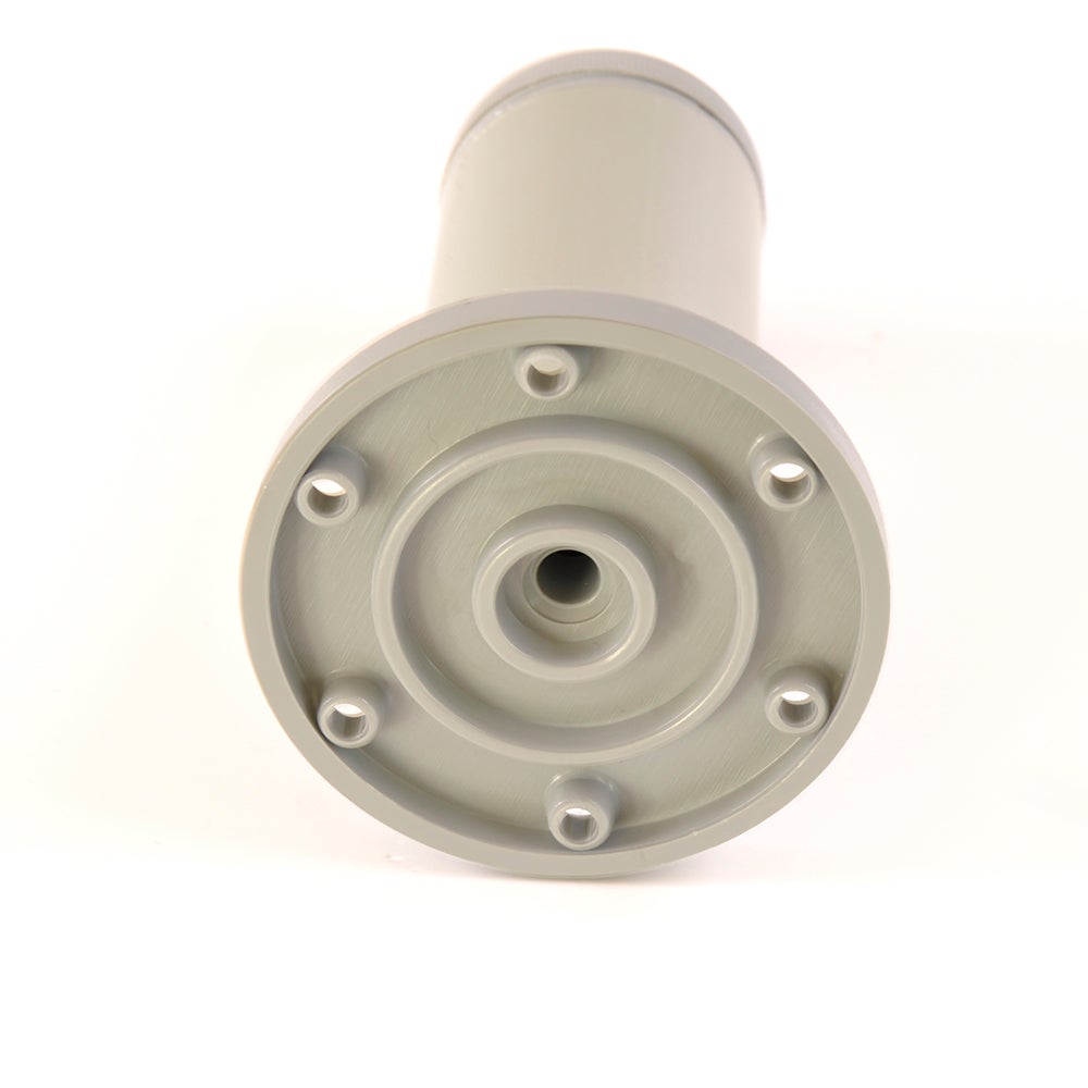 4 un. Pied rond pour meuble en aluminium diamètre 40mm hauteur 300mm aluminium mat avec régulateur de nivellement - 3