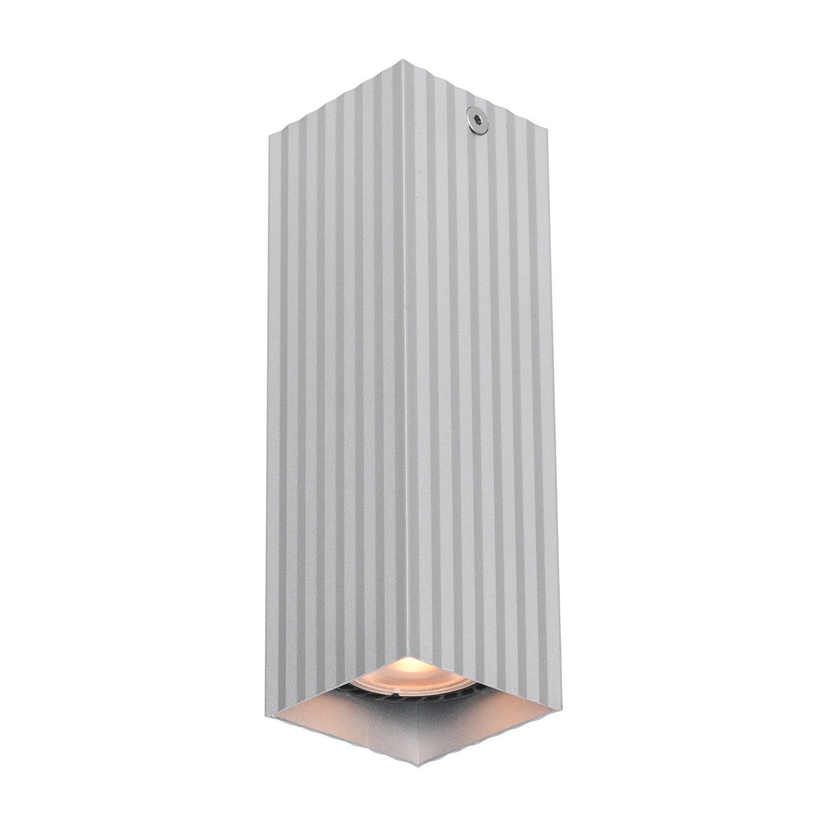 Lampa sufitowa wisząca Tecno aluminiowa 1xGU10x10W wym: 17 x 5,8 x 5,8 cm aluminium Italux