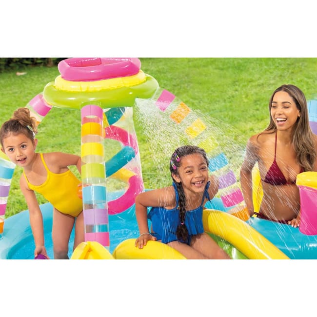 Outsunny Castello Gonfiabile Gigante e Rimbalzante per Bambini 3-8 Anni con Scivolo, Piscina e Gonfiatore 3.6x1.75x1.8m Outsunny Castello Gonfiabile Gigante e Rimbalzante per Bambini 3-8 Anni con Scivolo, Piscina e Gonfiatore 3.6x1.75x1.8m