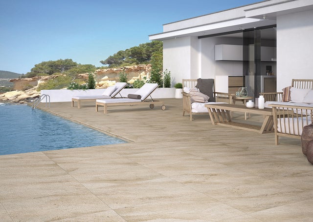 CARRELAGE EXTERIEUR BARI NATURAL - Vendu par paquet de 1,17m²