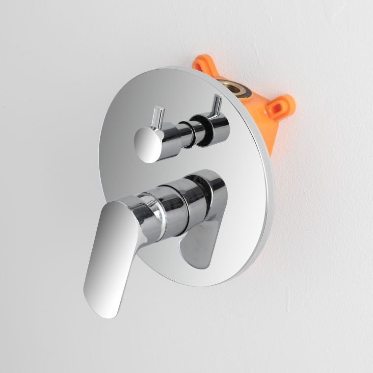 Mitigeur de douche encastré avec inverseur monocommande Chrome - 3