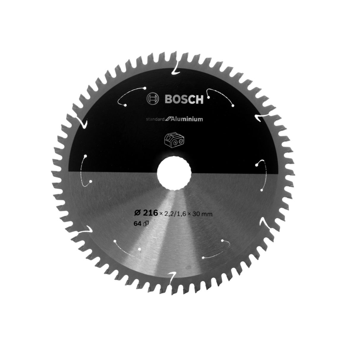 Disco de sierra circular Standard for Aluminium para sierras a batería 216&amp;nbsp;x&amp;nbsp;2,2/1,6&amp;nbsp;x&amp;nbsp;30 T64