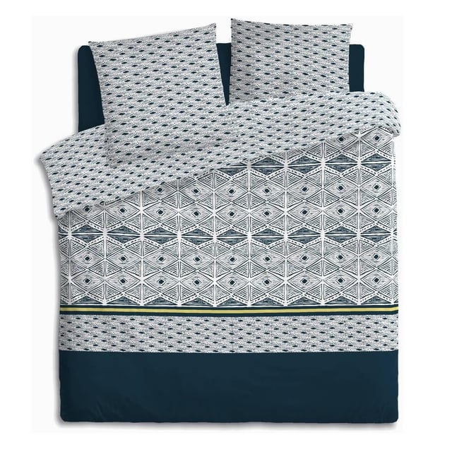 Housse de couette + 2 taies 220 x 240 cm Contemporain