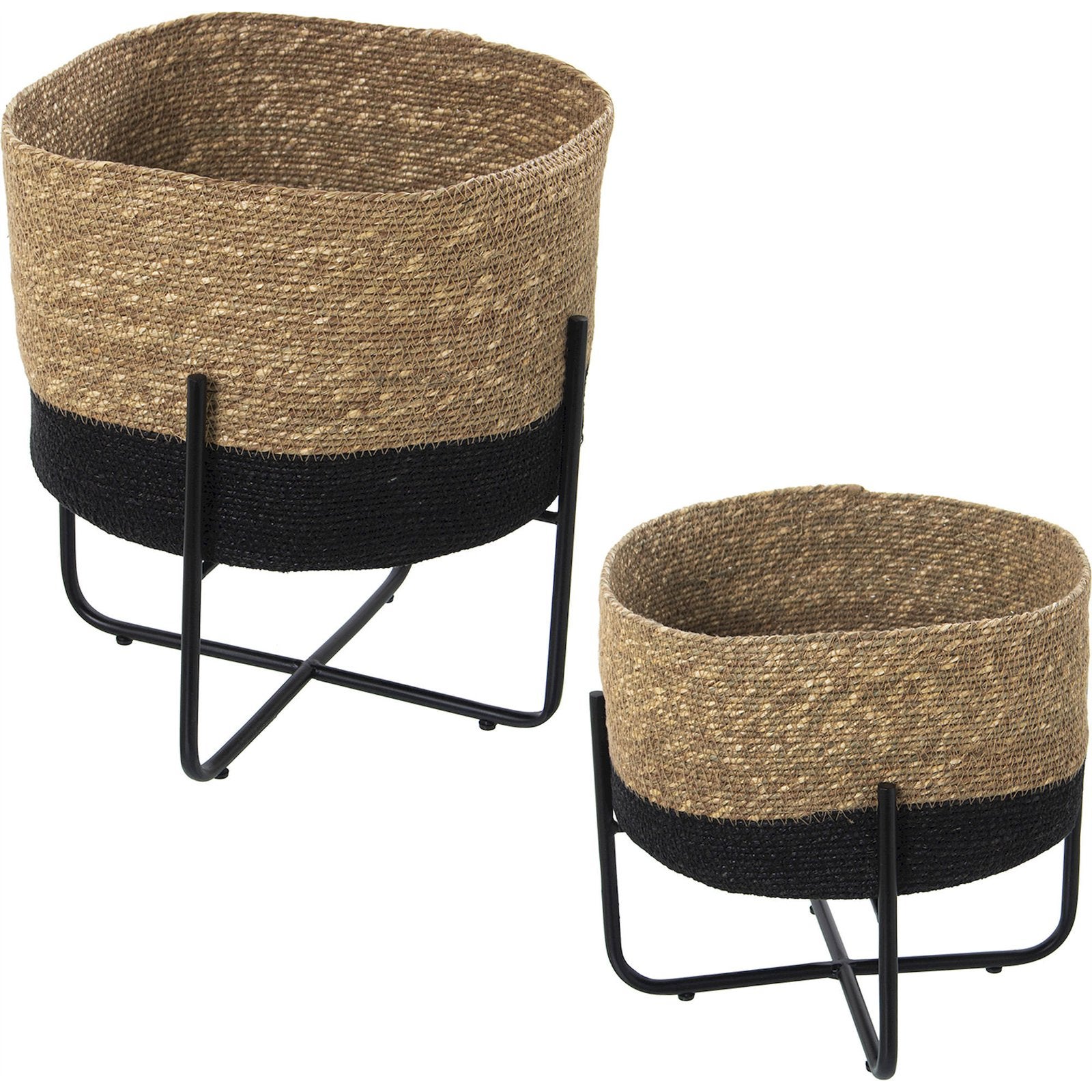 KMERCE Lot De 3 Paniers à Plantes, Cache-Pot Tressé Pour | WhichOne