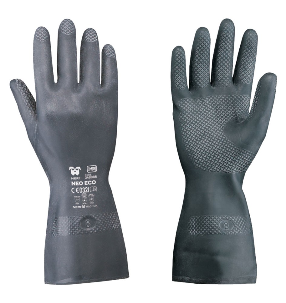Gants Ménage Clorox Premium Choice – Néoprène, Taille M, 1 Paire, Bleu