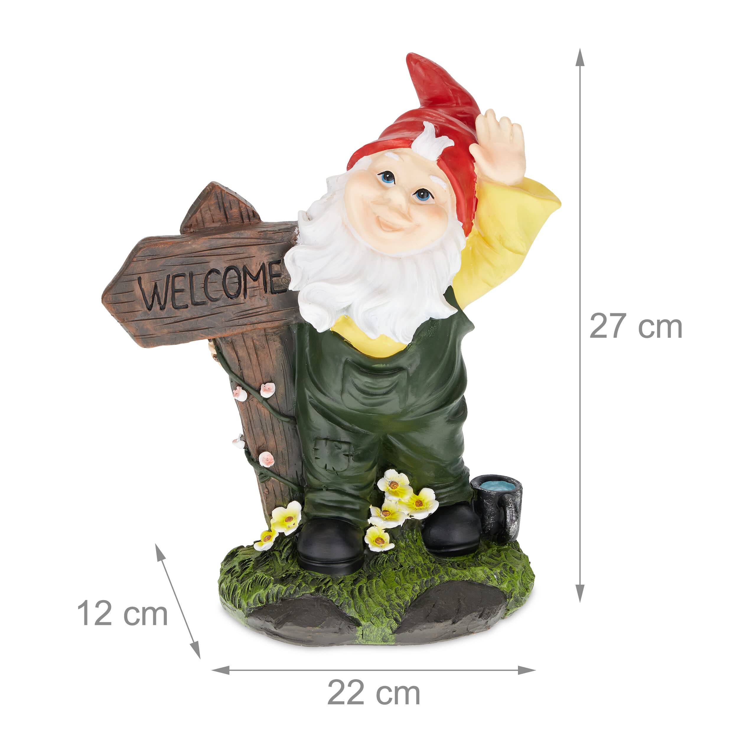 Nain de jardin panneau 