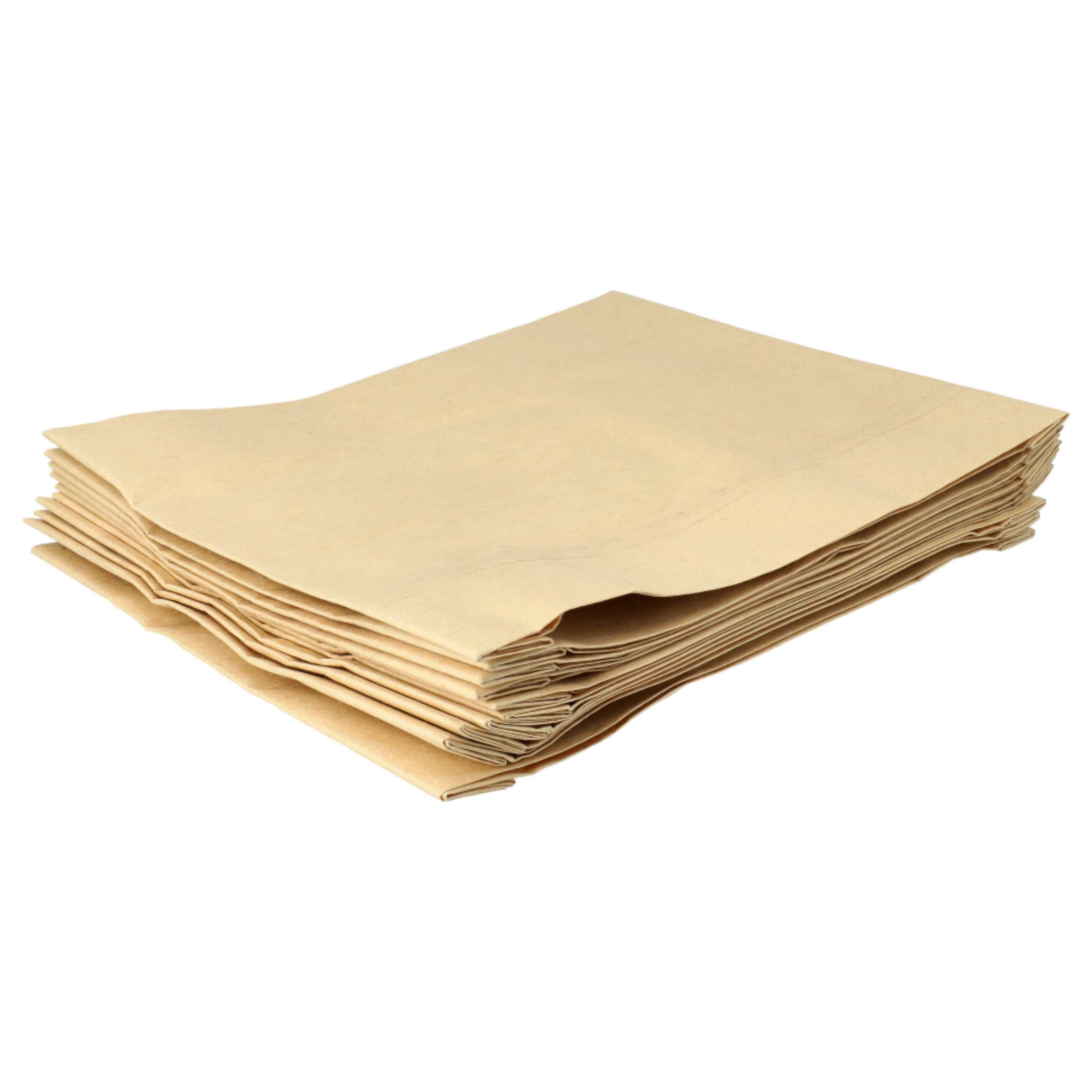 vhbw 20x Sacs compatible avec Miele Meteor M, H, PLUS aspirateur - papier, Typ M, 28cm x 19,5cm couleur sable - 3