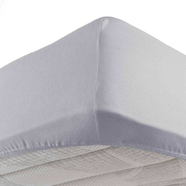 Drap housse - 160 x 200 cm - Grand bonnet - Jersey - Uni