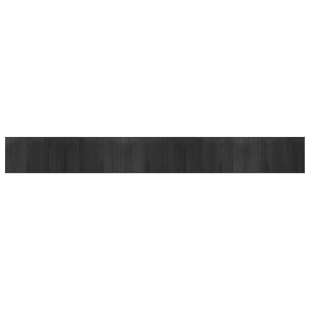 Tappeto Rettangolare Grigio 60x500 cm in Bambù vidaXL - 9