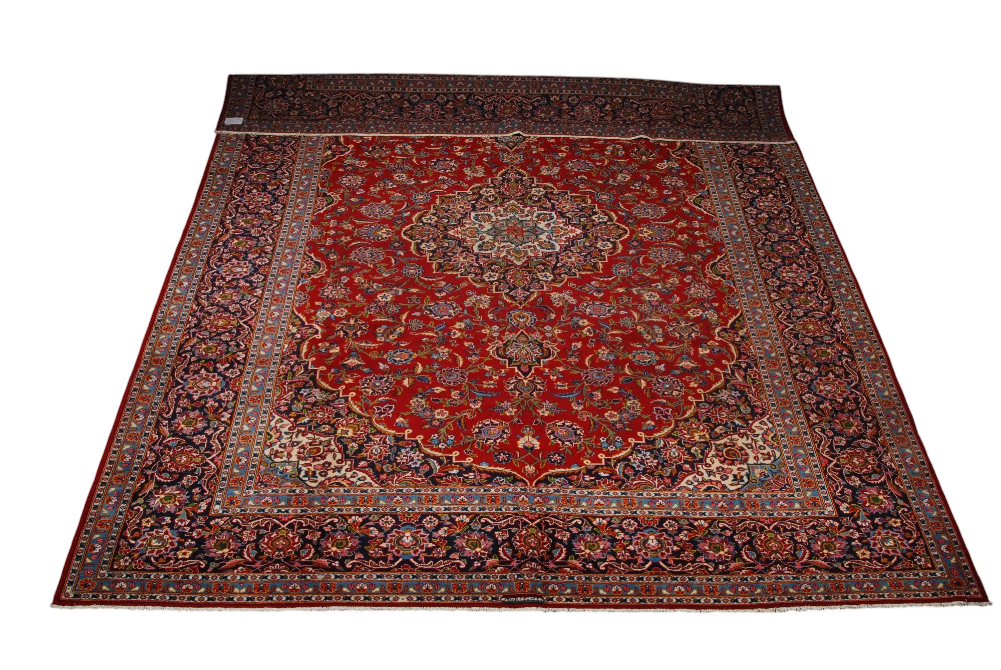 Oryginalny dywan Kashan 280x274 cm | GalleriaFarah1970