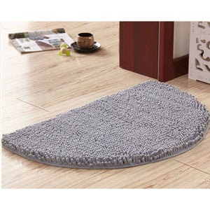 Tapis De Bain Antidérapant McNory Avec Ventouses Puissantes 101x40.5cm Gris - Sécurité Anti Glisse