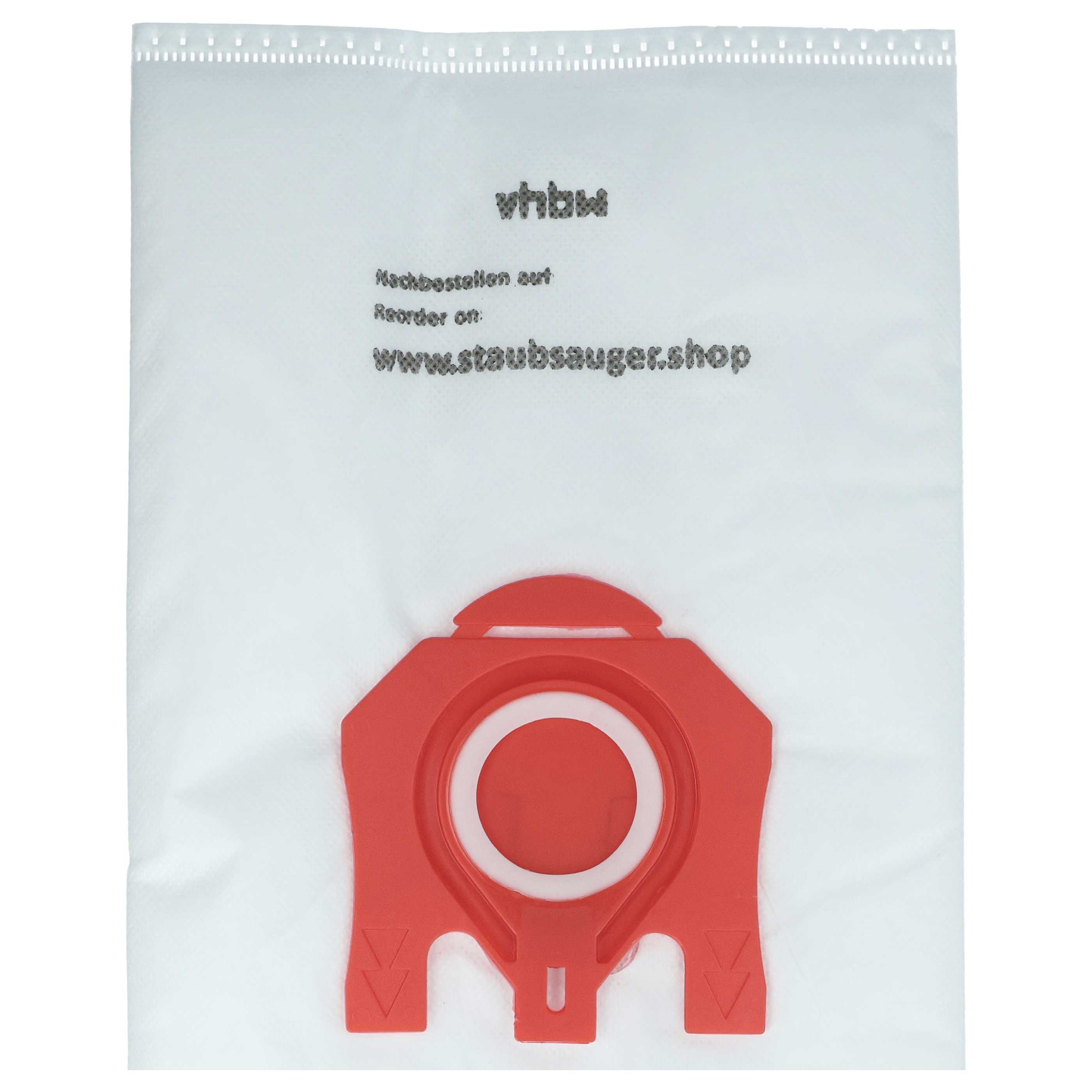 vhbw 10x Sacs compatible avec Miele S 290...S 299, S 300, S 300i...S 399i, S300 aspirateur - microfibres non tissées, 27,5cm x 18cm blanc - 4
