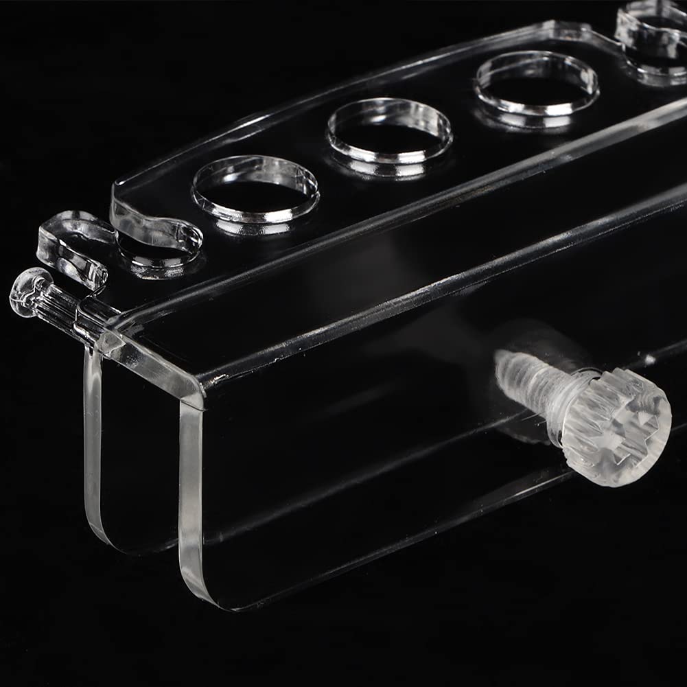 Acrílico transparente aquário tanque de peixes água planta manutenção ferramentas titular rack de armazen - 7