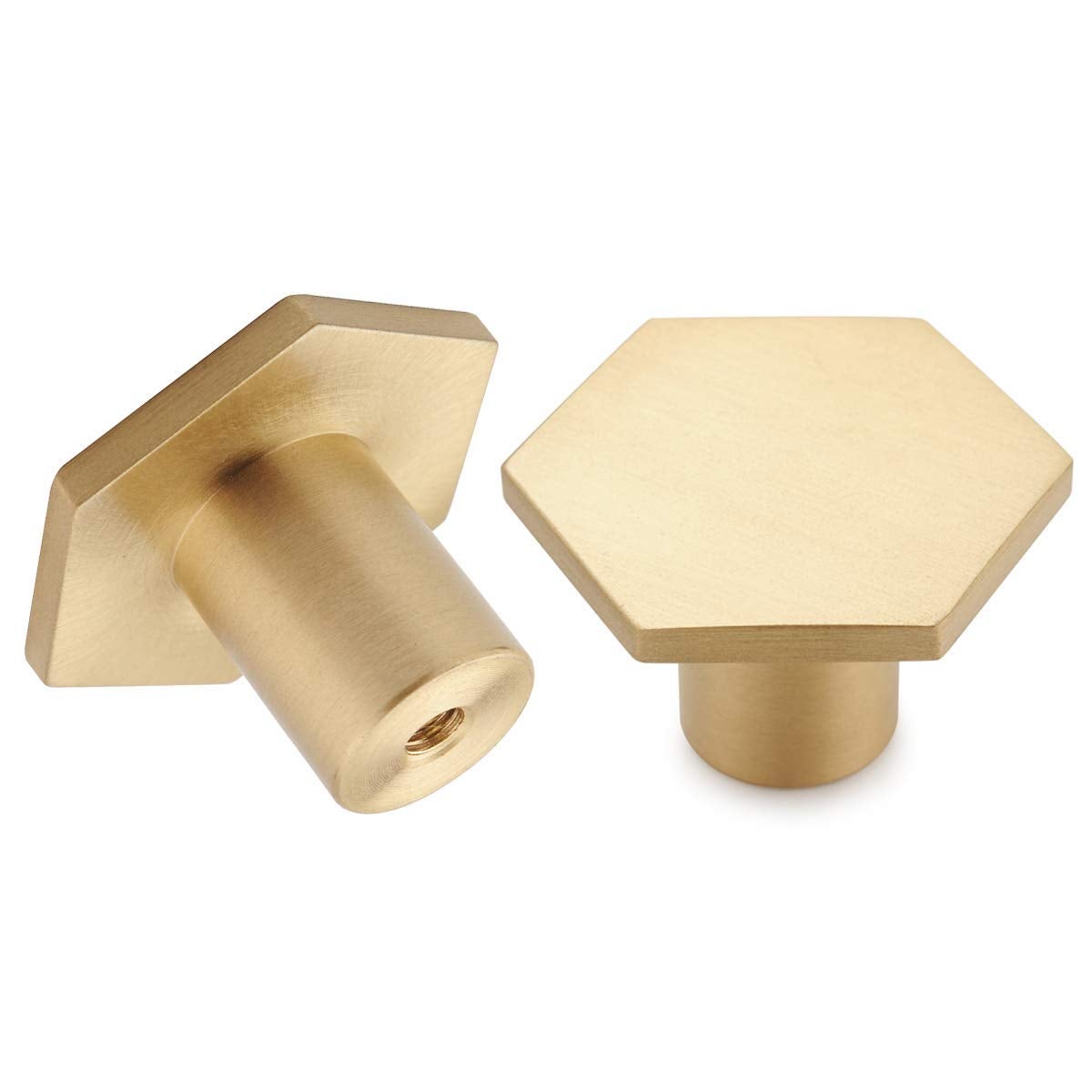 RICHELIEU Boutons d'armoire Classique, nickel brossé, 2/paquet