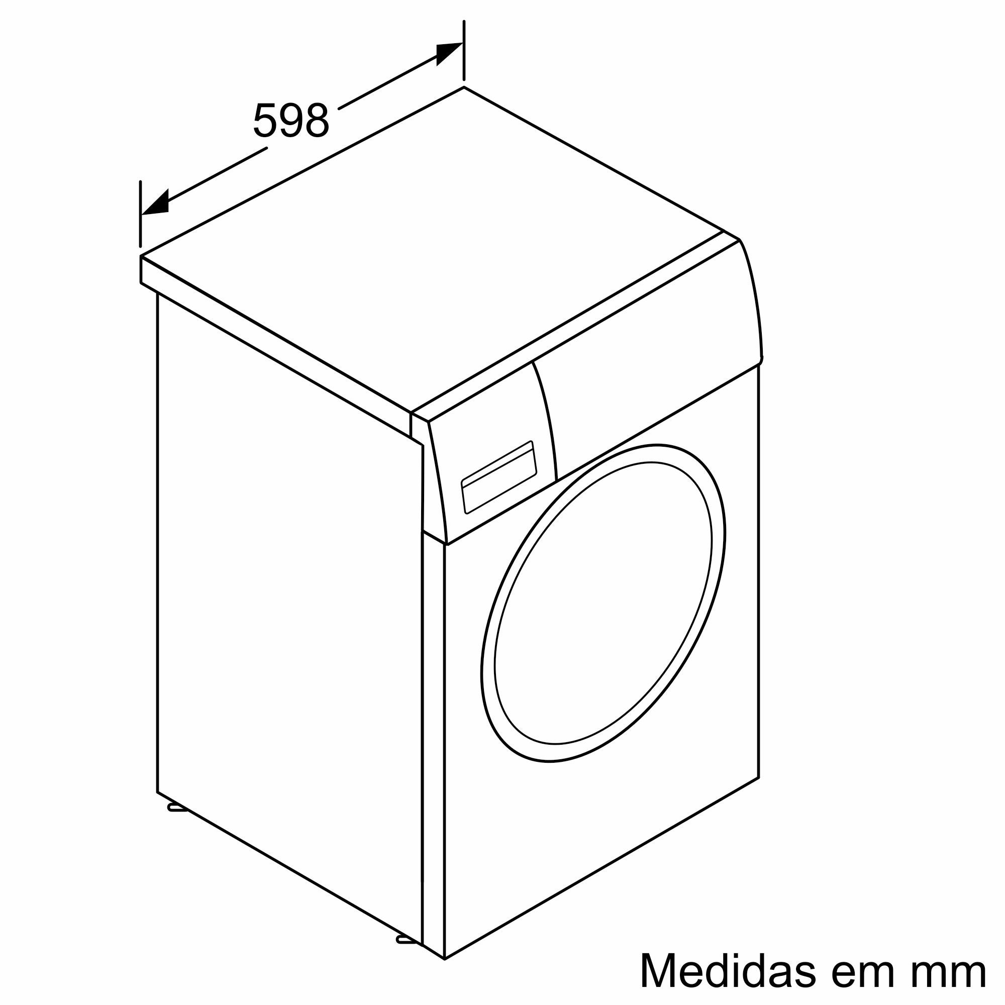 Serie 2 Máquina de lavar roupa, Carga frontal 8 kg 1200 rpm WGE03200ES - 9