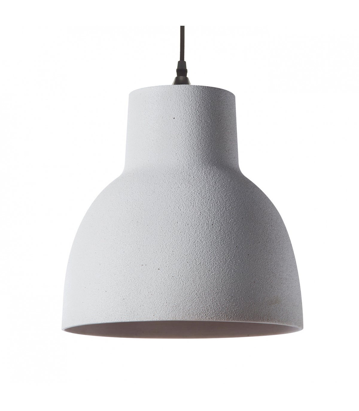 Suspension STUDIO béton effet granit blanc, Béton, Diam. 0 cm, Leroy