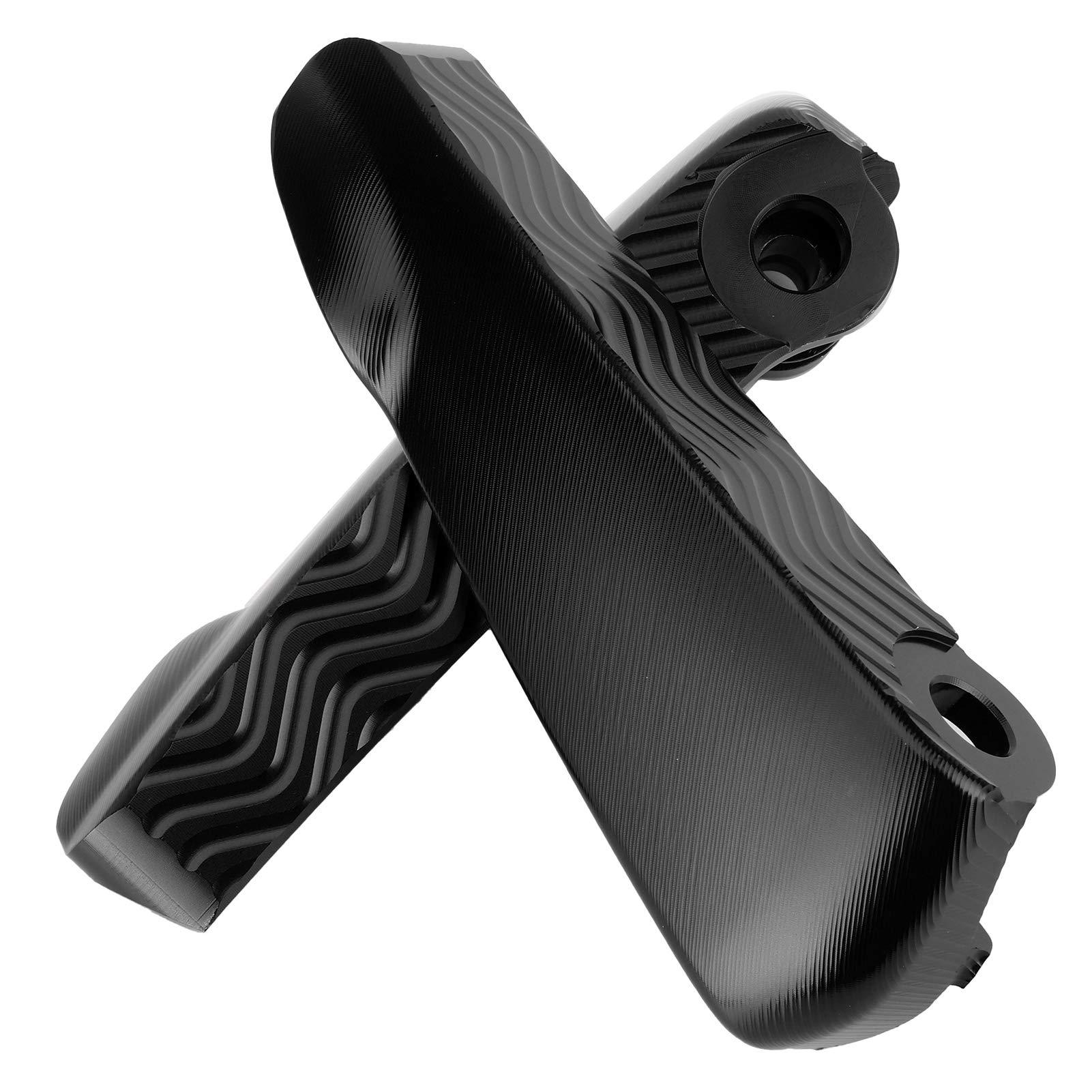 X AUTOHAUX - Paire De Repose-Pieds Arrière Pour Vélo - Pour Essieux De 9,5mm (3/8") - Alliage Aluminium - 100x28mm