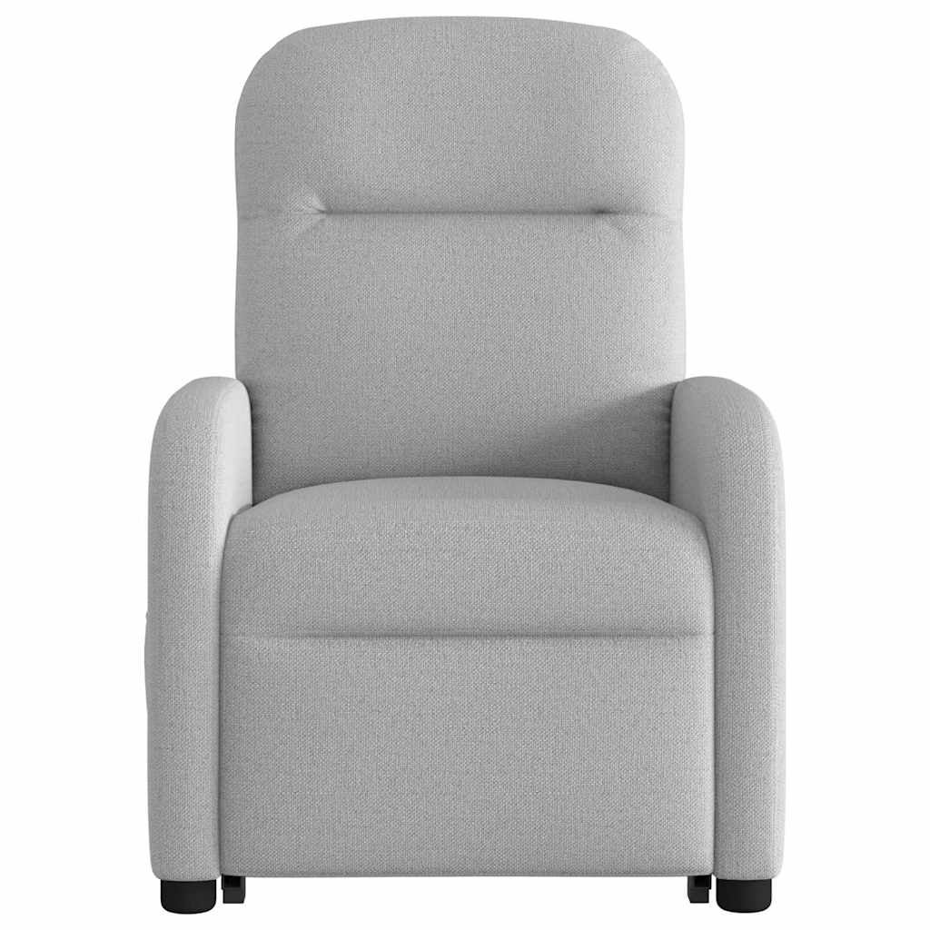 Fauteuil inclinable de massage | Fauteuil de relaxation | Chaise de relaxation électrique gris nuage tissu CFW682222 - 5
