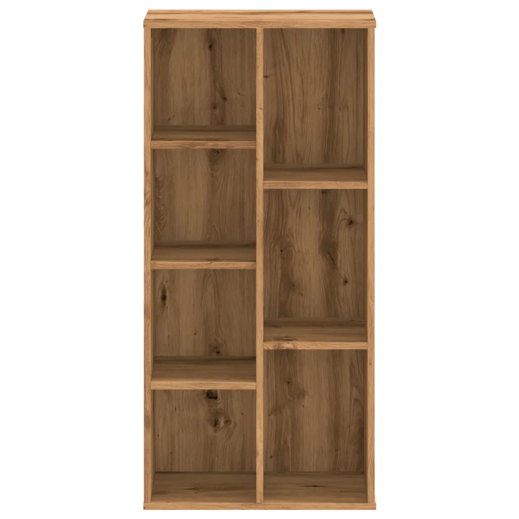 Bibliothèque pour Séjour en Bois Marron H. 25 x l. 50 x P. 25 cm - 4