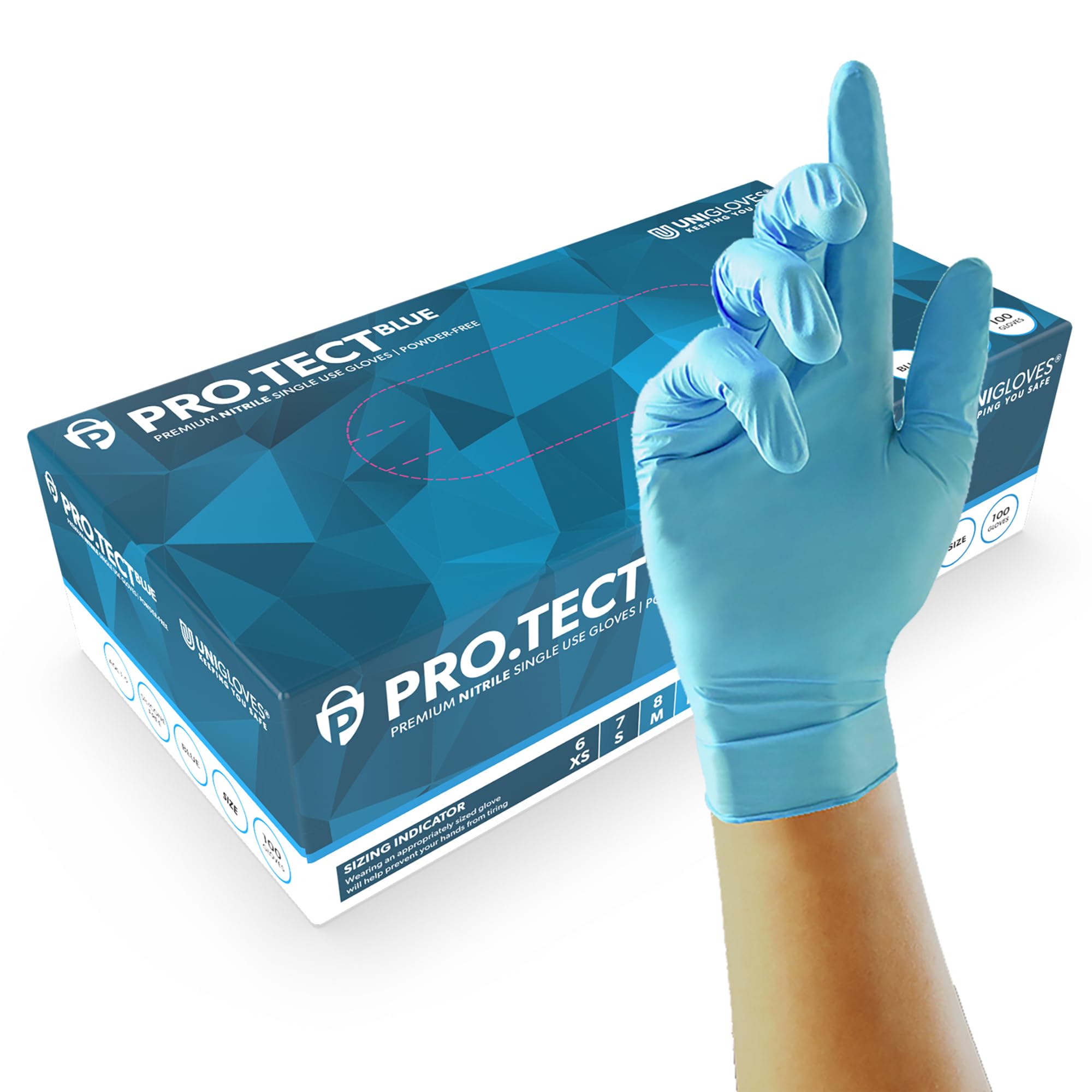 Guanti in nitrile senza polvere - medi - Medical Guanti in nitrile senza polvere - medi - Medical