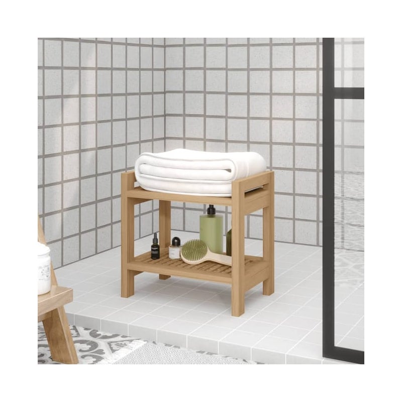 Półka łazienkowa, ławka prysznicowa, półka prysznicowa, 45×30×45 cm