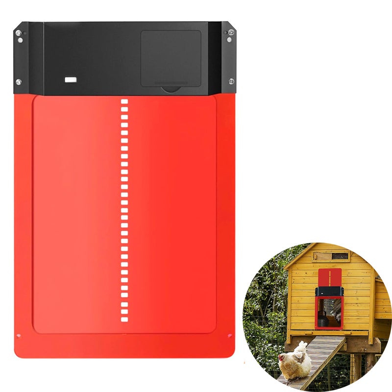 Porte Poulailler Automatique Yoarmyt 2025 Avec Minuterie - Écran LCD Étanche Anti-pincement